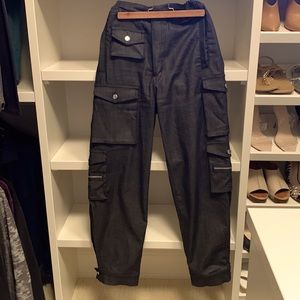 Cargo Jeans - EB Denim - Festival worthy Loose fit denim cargo jeans.